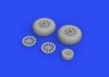 Eduard 648647 P-51D wheels block tread 2 EDUARD 1/48